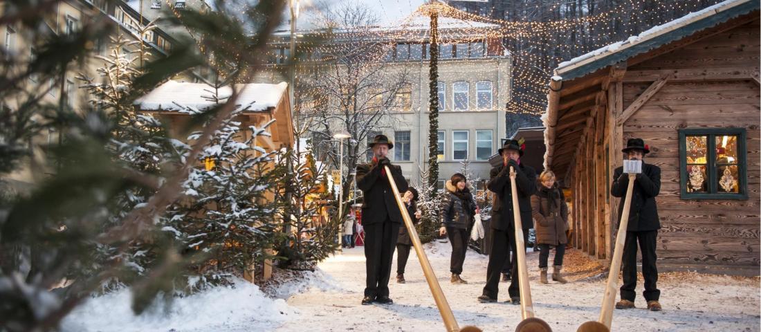 At the Christmas market